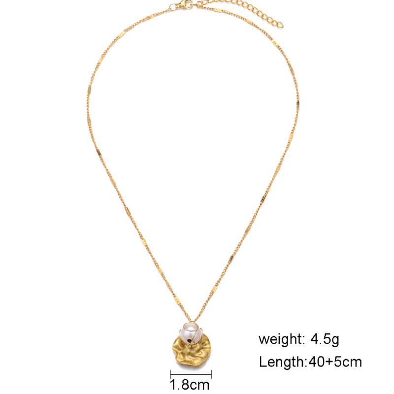 Female Design Necklaces Women Gold Shell Choker Jewelry