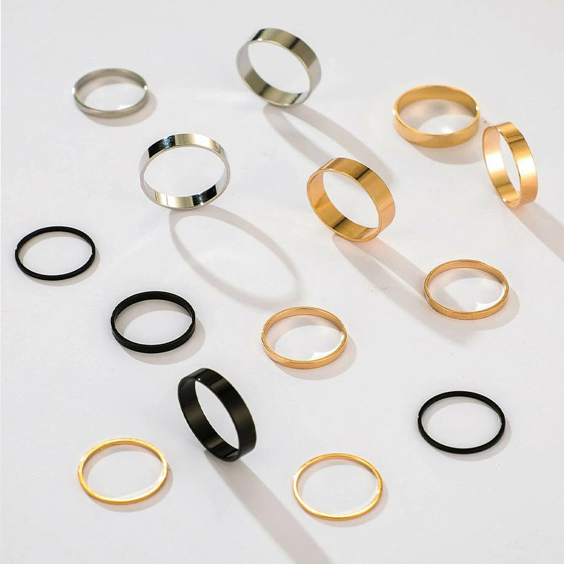 Female Hot Rings Woman Design Fashionable Cool Jewelry Set