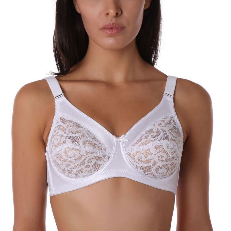 Women Push Up Plus Size Bra Full Figure Sexy Stretch Lace Bra - CHALIER
