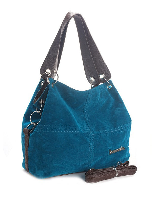 Women's Solid Flannel Handbags