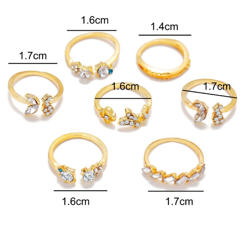 Female Hot Rings Woman Design Butterfly Jewelry Set