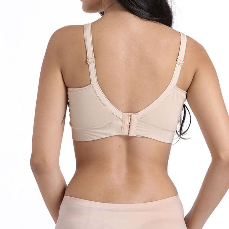 Womens Seamless Sleep Nursing Bra for Breastfeeding Clip Down Maternity Full Coverage Bra - CHALIER