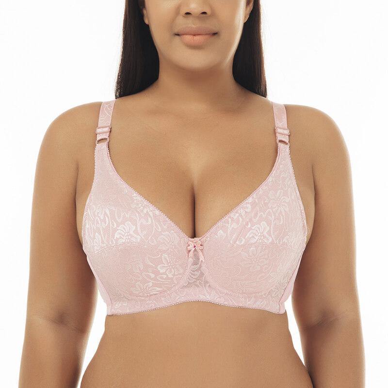Women Plus Size Push Up Thin Breathable Bra - CHALIER