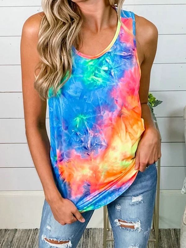 Women's Fashion Top Casual Hot Colorful Tank