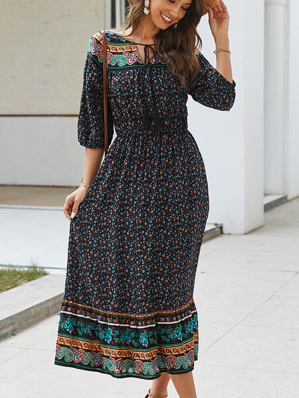 Women's Fashion Dress Design Bohemia Skirt