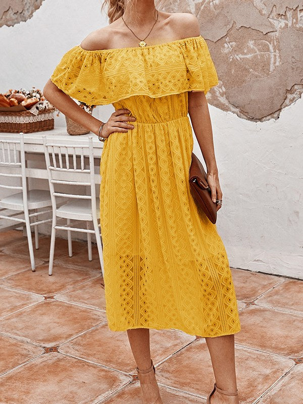 Women's Fashion Dress Design Lace Dress