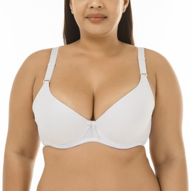 Women Plus Size Perfectly Fit Push Up Breathable Bra - CHALIER