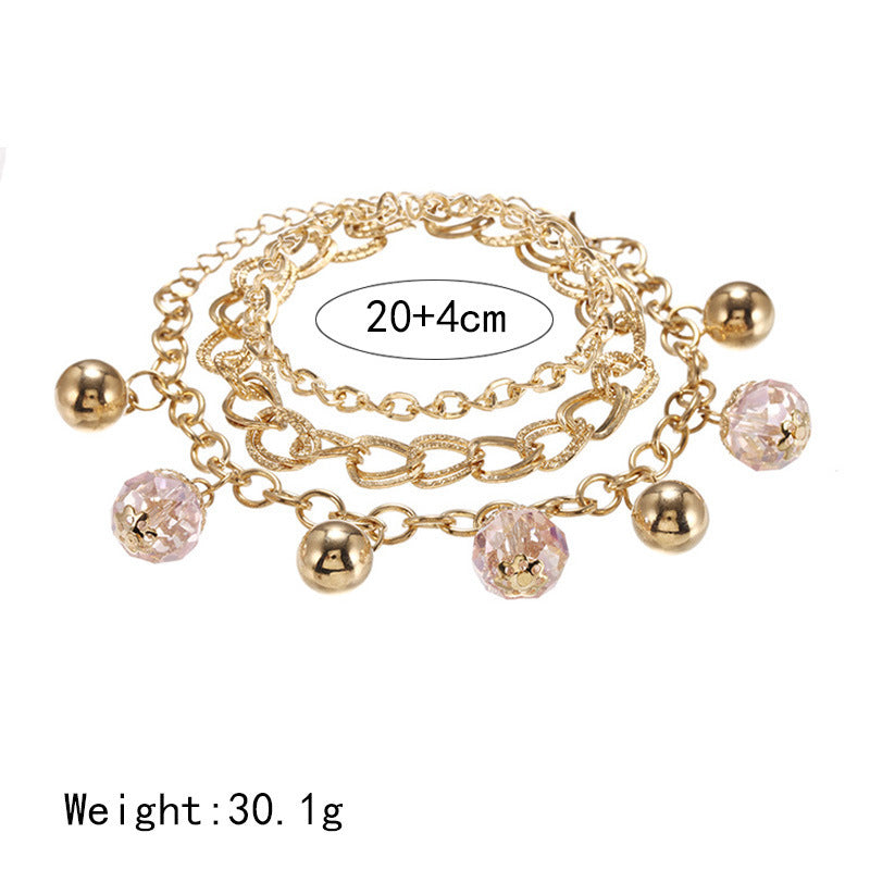 Female Design Bracelets Women Hot Gold Drop Jewelry