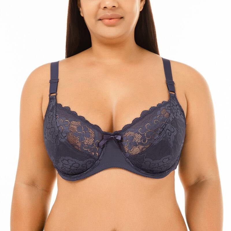 Women Push Up Plus Size Lace Comfort Underwire Sexy Bra - CHALIER