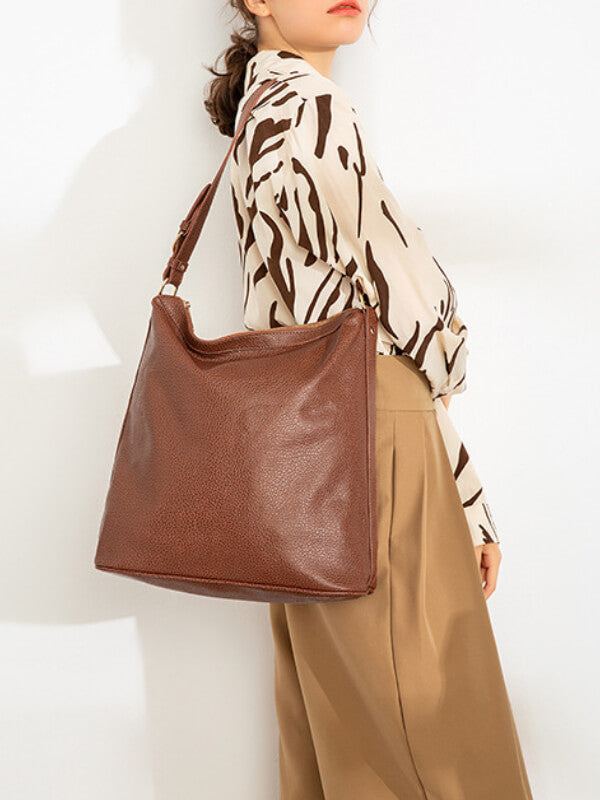 Women Solid Simple Shoulder Bag