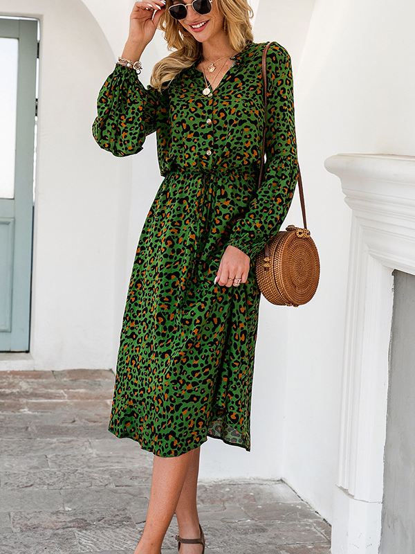 Women's Fashion Dress Hot Leopard Skirt