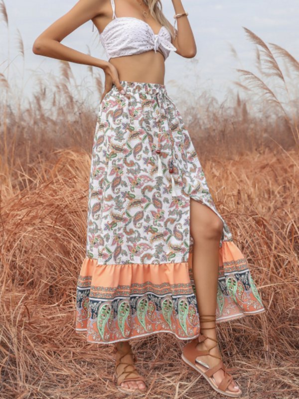 Women's Fashion Skirt Design Bohemia Skirt