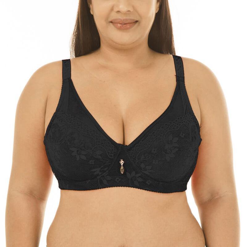 Womens Plus Size Summer Thin Ultimate Lift and Support Fashion Bra - CHALIER