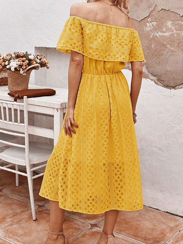 Women's Fashion Dress Design Lace Dress