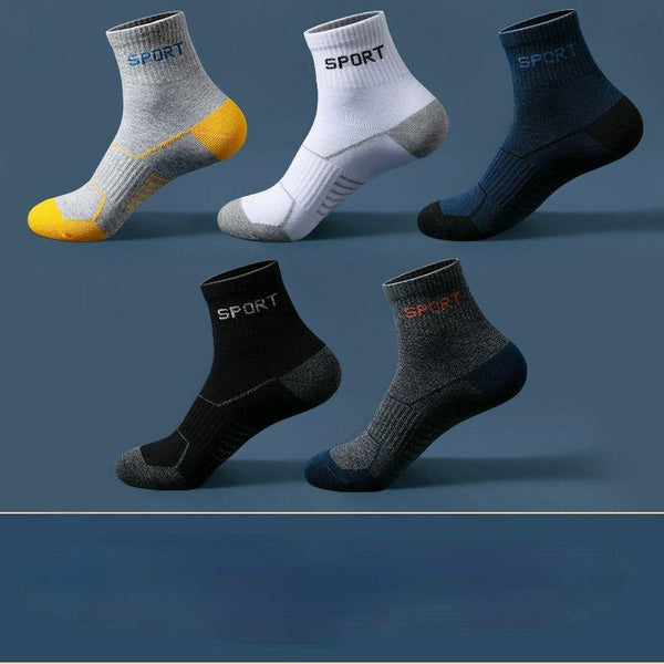 Men's Cotton Casual Sports Moisture Breathable Socks - CHALIER