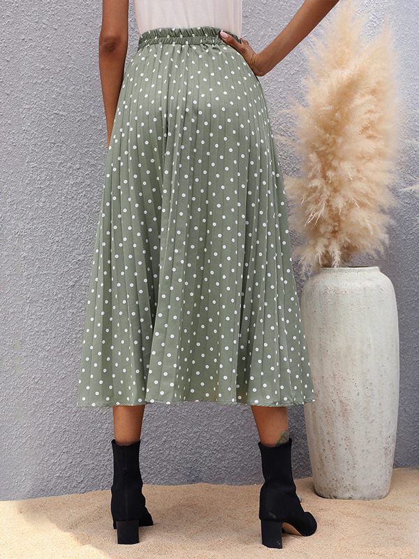Women's Fashion Skirt Polka Dots Skirt