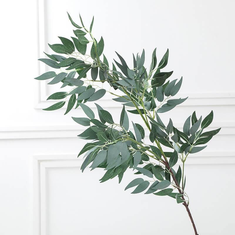 Artificial Willow Bouquet Fake Leaves Fake Plants For Home Christmas Wedding Decoration - CHALIER