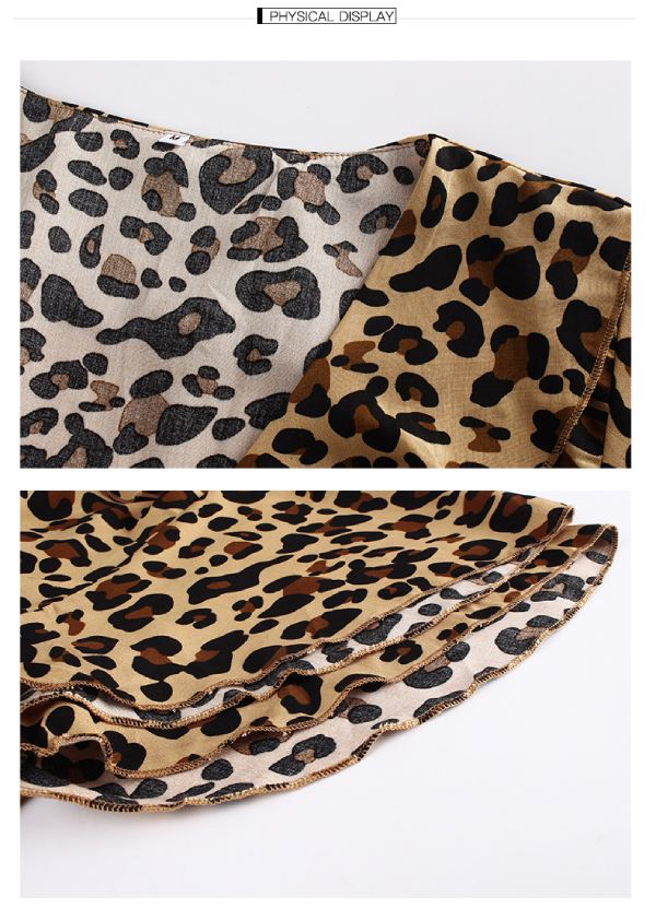 Women's Fashion Dress Design Leopard Dress