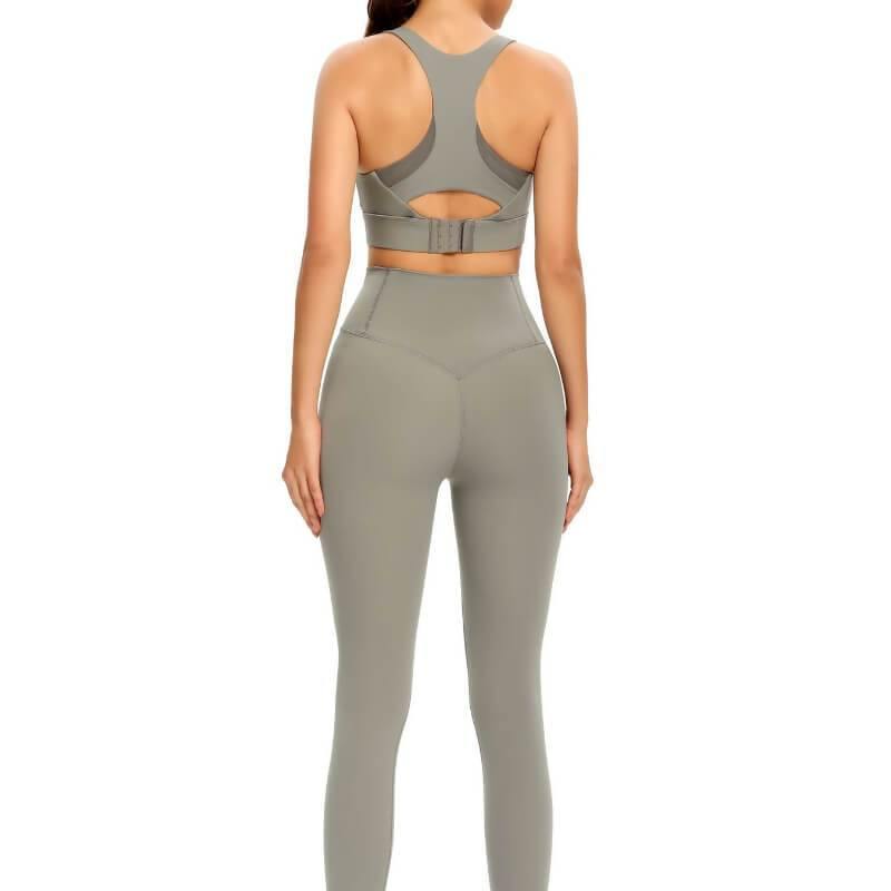 Womens Sports Bra Wireless Bra Racerback Removable Pads Workout Active Yoga Sports Bra - CHALIER