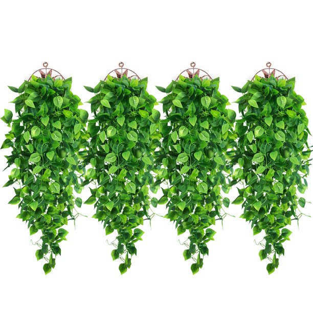 3.6 Ft Artificial Plants Fake Ivy Vines Hanging Wall Plants Fake Ivy Green Leaves Room Decor Indoor Outdoor Decorations