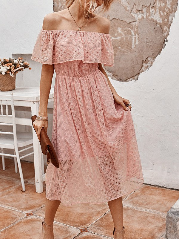 Women's Fashion Dress Design Lace Dress