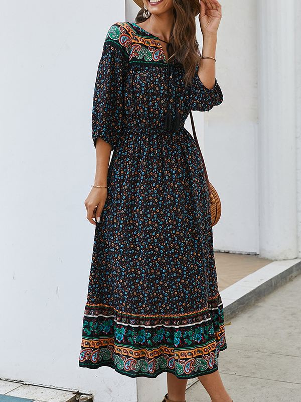 Women's Fashion Dress Design Bohemia Skirt