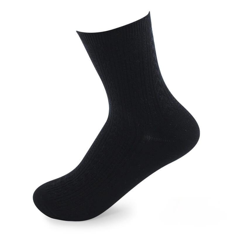 Women Crew Bamboo Fiber Breathable Causal Socks 5 Pairs - CHALIER