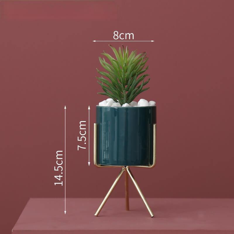Artificial Potted Plant Fake Succulents For Home And Office Decoration - CHALIER