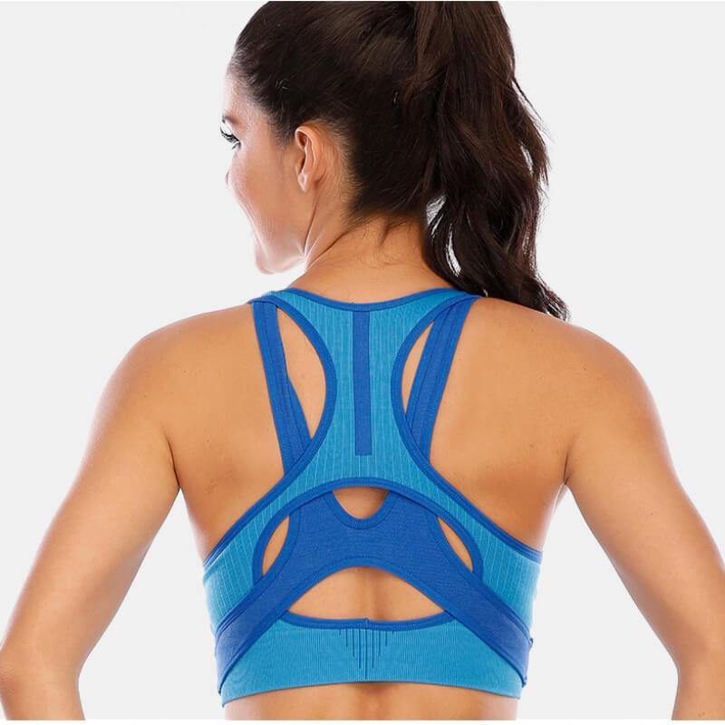 Women Sports Bra High Impact Support Beauty Back Sports bra Workout Yoga Fitness - CHALIER