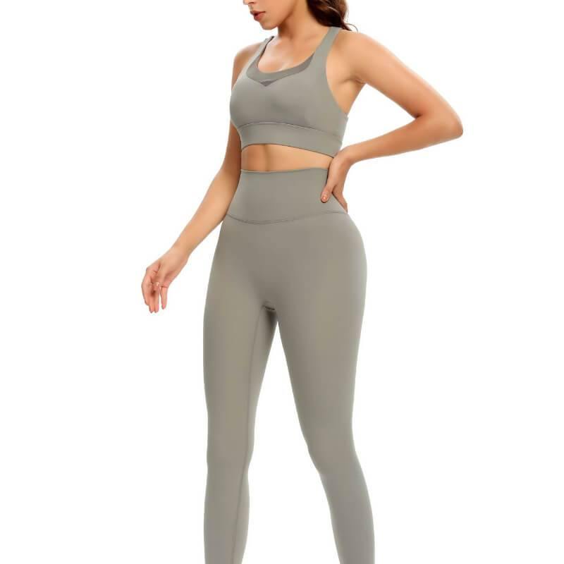 Womens Sports Bra Wireless Bra Racerback Removable Pads Workout Active Yoga Sports Bra - CHALIER