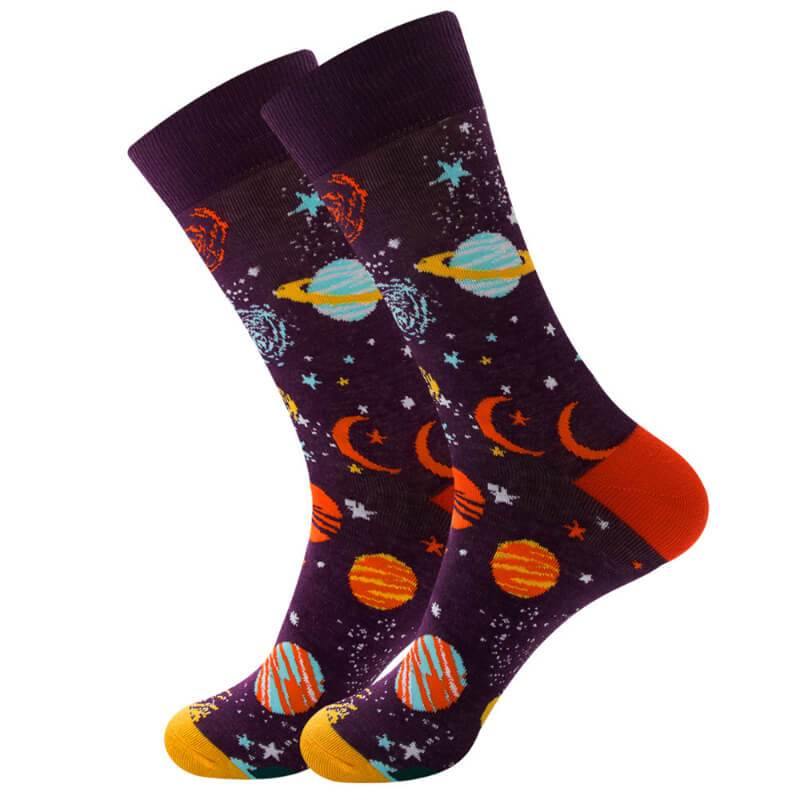 Men's Fun Socks Colorful Funny Novelty Casual Crew Socks - CHALIER