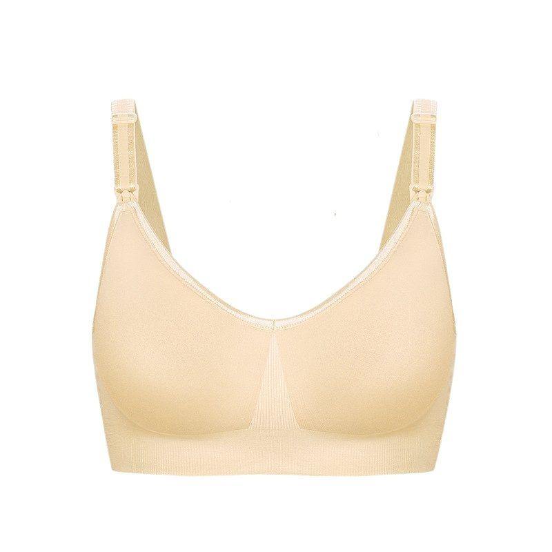 Women Seamless Nursing Bra Wirefree Breastfeeding Maternity Bra - CHALIER