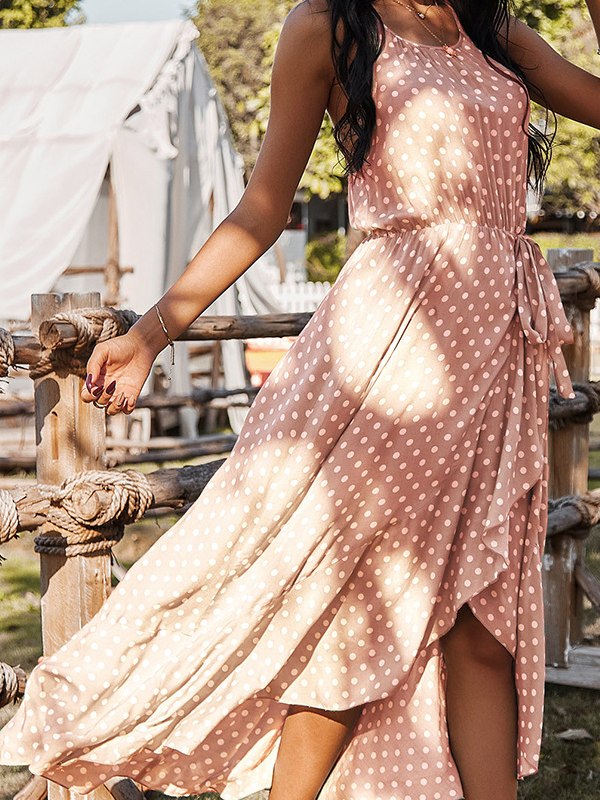 Women's Fashion Dress Polka Dots Skirt