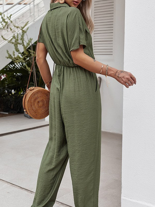Women's Fashion Jumpsuit Casual Siamese Trousers
