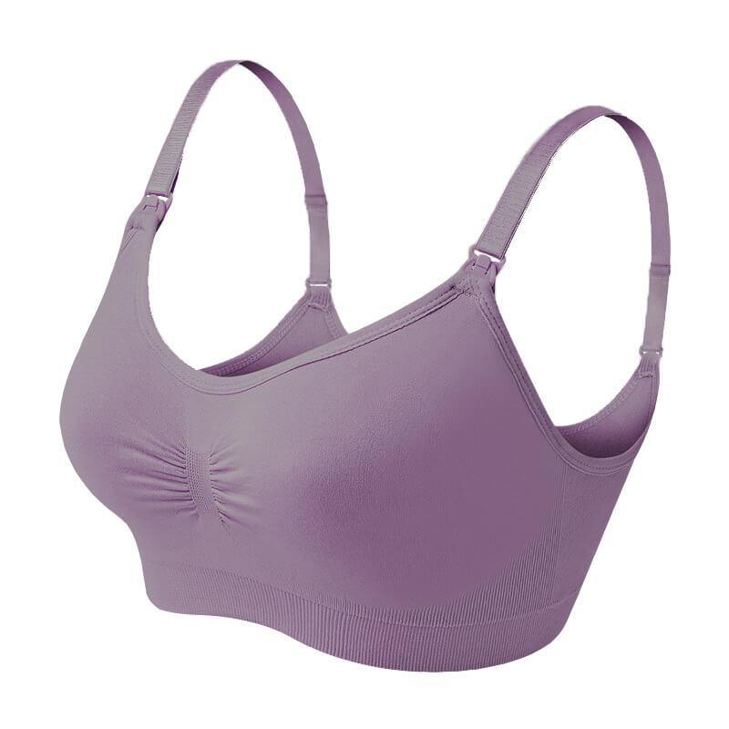 Women Body Silk Seamless Maternity Nursing Bra - CHALIER