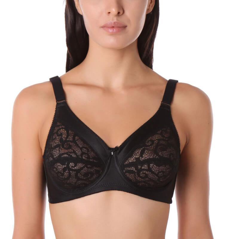 Women Push Up Plus Size Bra Full Figure Sexy Stretch Lace Bra - CHALIER