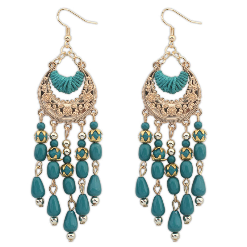 Female Bohemian Earrings Women Tassels Drop Earrings