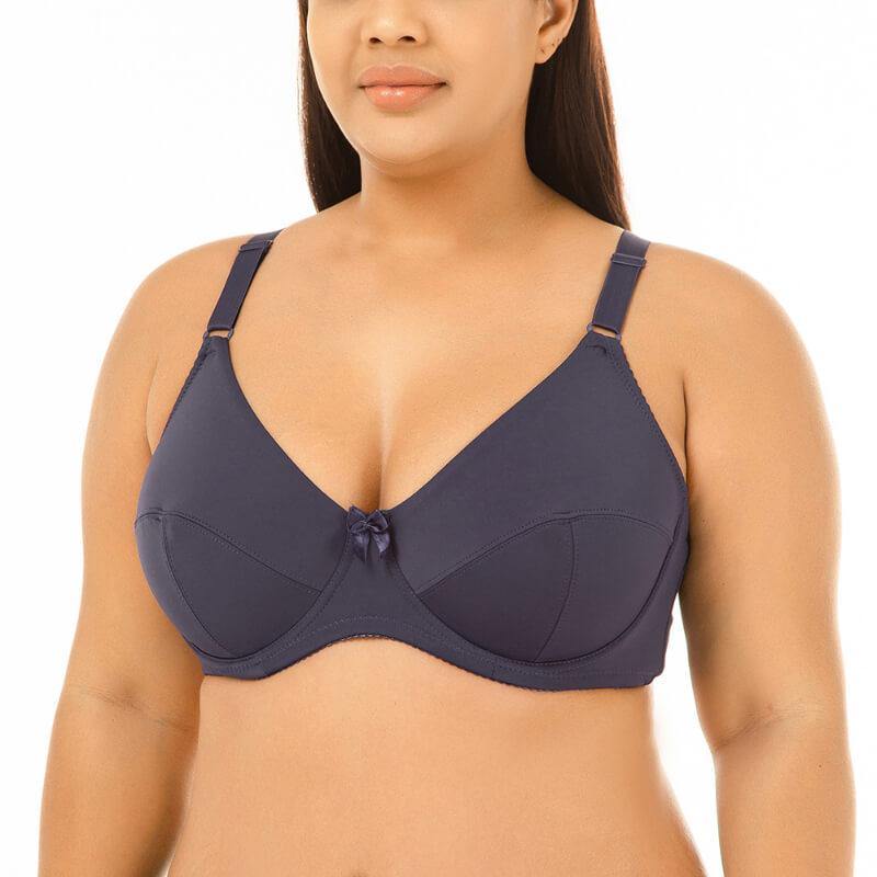 Womens Plus Size Padded Sexy Comfort Full Coverage Push Up Bra - CHALIER