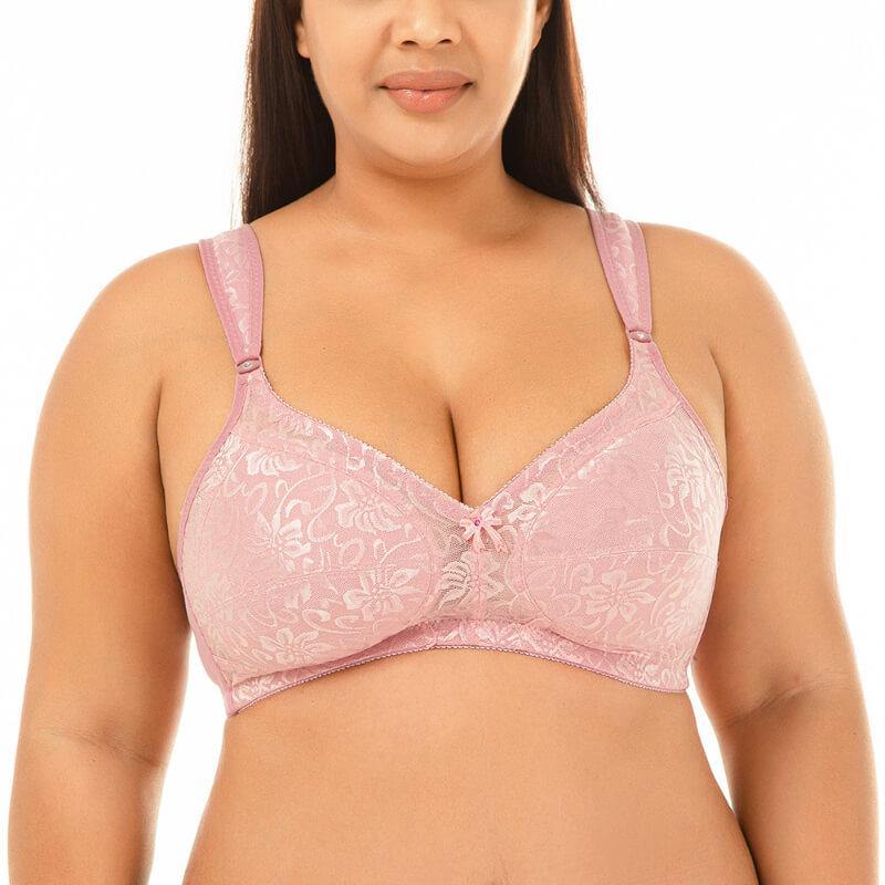Womens Plus Size Full Figure Plus Size MagicLift Original Wirefree Support Fashion Bra - CHALIER