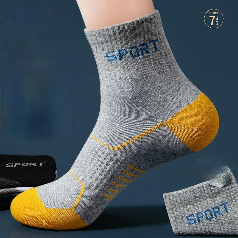 Men's Cotton Casual Sports Moisture Breathable Socks - CHALIER