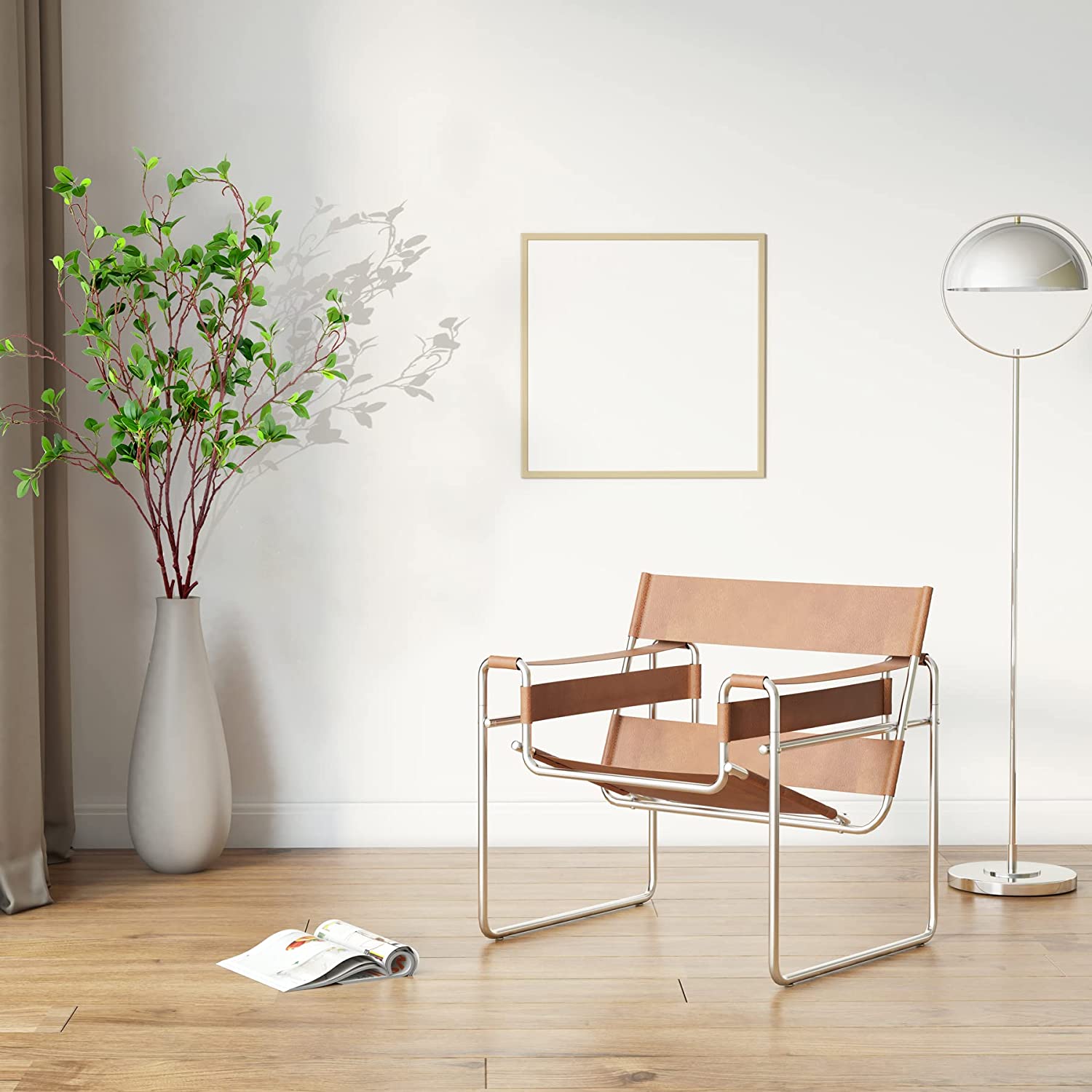 3 Packs Artificial Ficus Stems Faux Green Stems Ficus Branches Leaf Stem Fake Green Bushes Shrubs Ficus Twig Stems for Vase Filler Home Wedding Office Decor