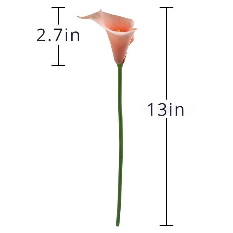 Artificial Calla Lily Bouquet Artificial Flowers For Living Room Table Decoration 10 Flowers Per Bunch - CHALIER