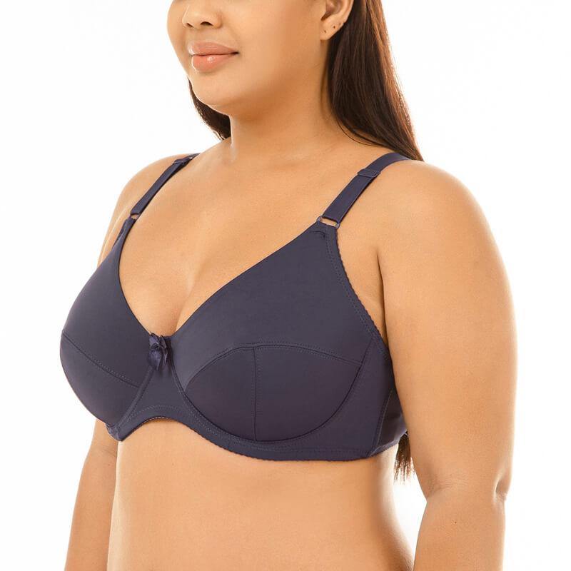Womens Plus Size Padded Sexy Comfort Full Coverage Push Up Bra - CHALIER