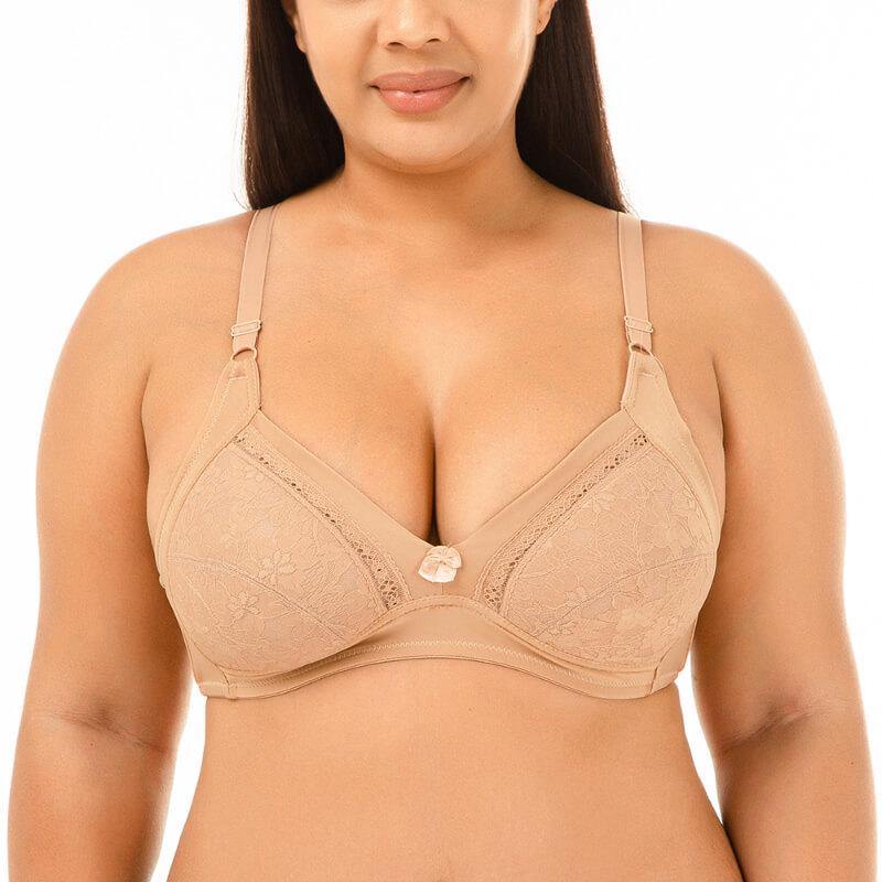 Womens Full Coverage Ultimate Lift and Support Wire Free Bra - CHALIER