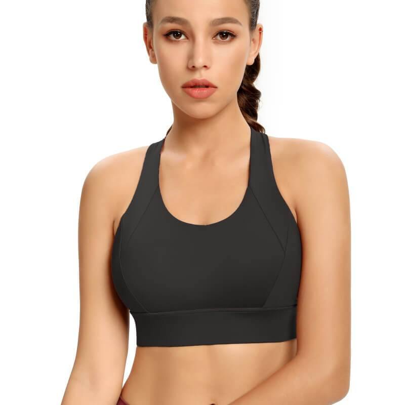 Women Sport Bra Crisscross Removable Pads Bra for Yoga Running Athletic Gym Workout Fitness - CHALIER