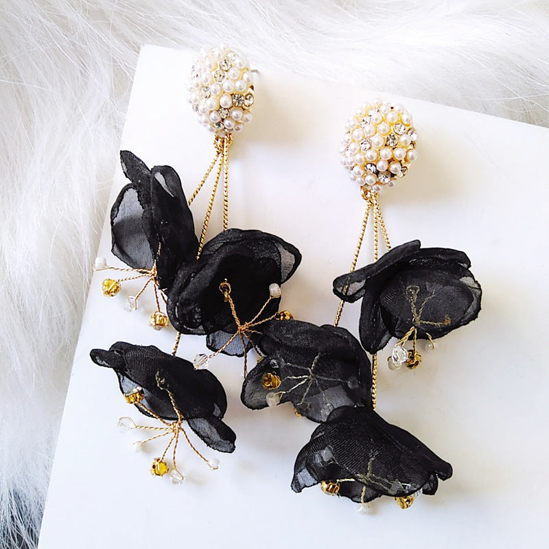 Female Bohemian Earrings Women Flower Drop Earrings