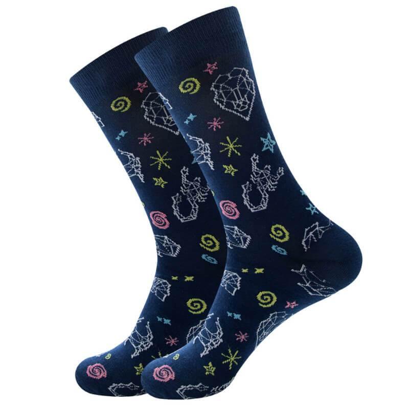 Men's Fun Socks Colorful Funny Novelty Casual Crew Socks - CHALIER