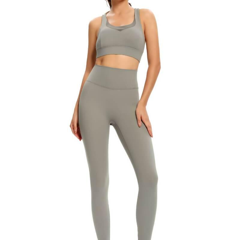 Womens Sports Bra Wireless Bra Racerback Removable Pads Workout Active Yoga Sports Bra - CHALIER