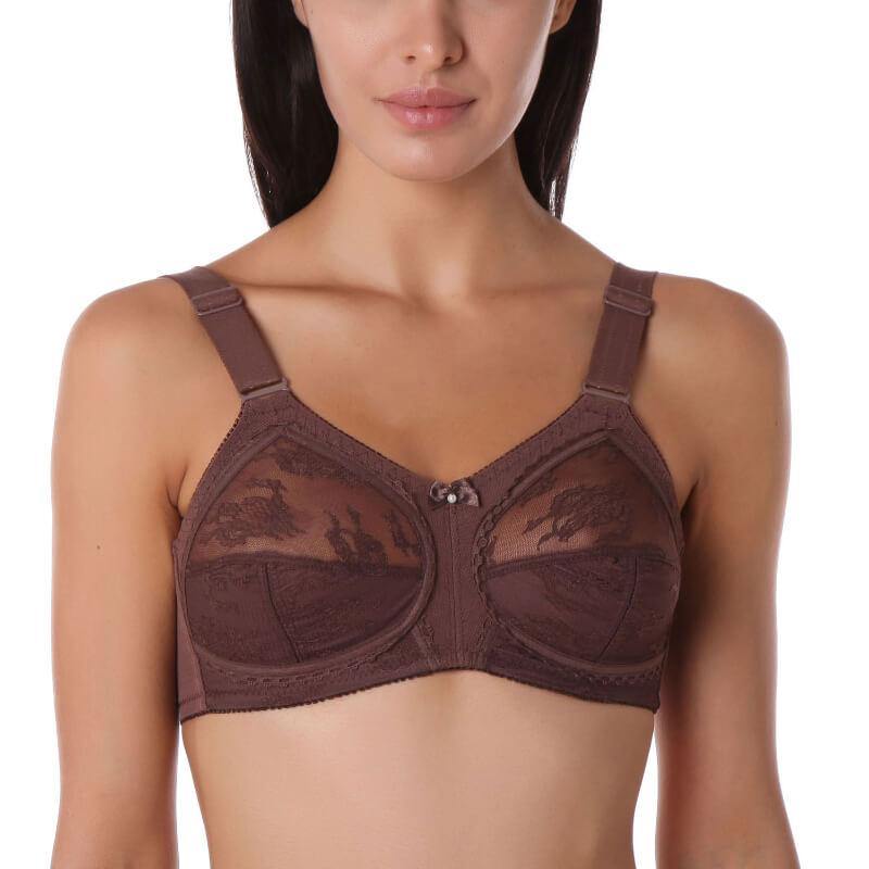 Womens Ultrathin Sexy Beautiful Support Lace Ultimate Lift and Support Fashion Plus Size Bra - CHALIER
