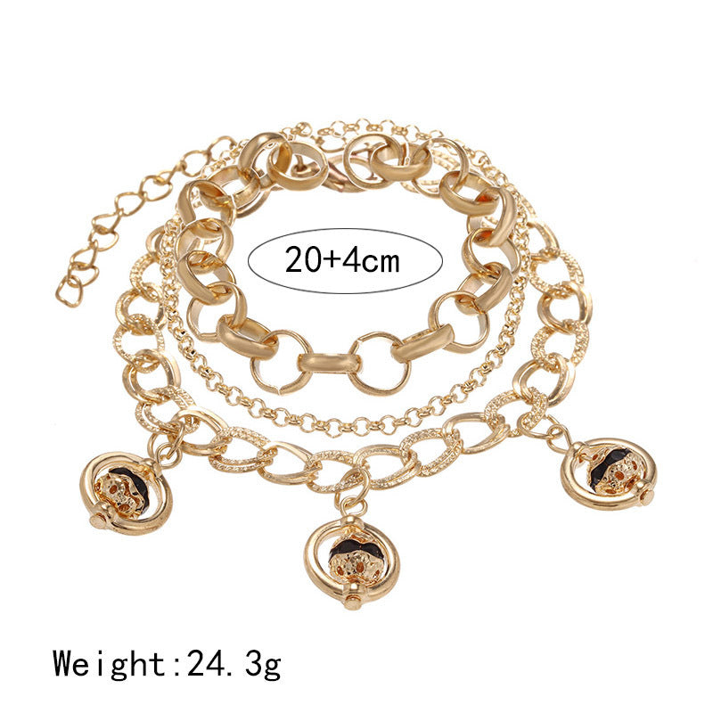 Female Fashionable Bracelets Women Hot Gold Drop Jewelry